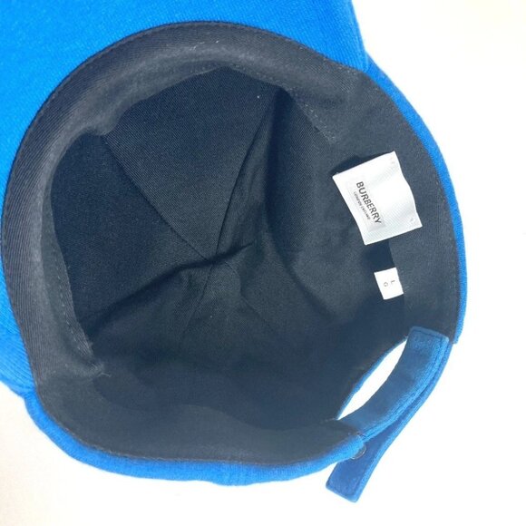 BURBERRY Logo TB hat cap baseball cap cotton blue - Picture 9 of 13